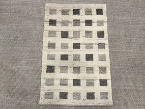 Gabbeh Tappeto persiano 90 x 60 Grigio (Iran) Annodato A Mano