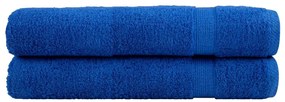 Asciugamani Premium Solund 2 Pz Blu 100x200cm 600gsm /