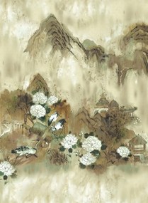 Coordonne Carta da parati panoramica Kasgar - Cardamom