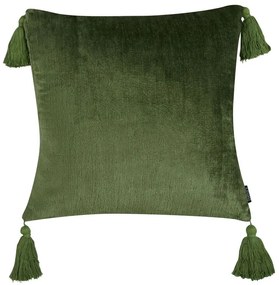 Cuscino velluto verde 45 x 45 cm HIZZINE Beliani