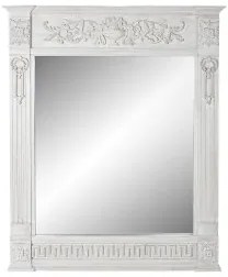Specchio da parete DKD Home Decor Grigio Legno di mango Legno MDF 133 x 8,5 x 167 cm