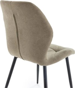 Sedie da pranzo kaki in set di 4 Luna - Marckeric