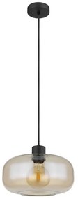 Globo 15566HA - Lampadario a sospensione con filo GIUSEPPE 1xE27/40W/230V diametro 28 cm limpido
