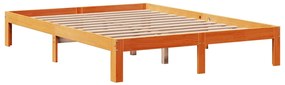 Letto senza materasso marrone cera 120x190 cm in legno di pino