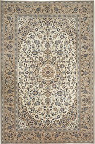 Kashan Tappeto 200x310 Beige (Iran) Annodato A Mano
