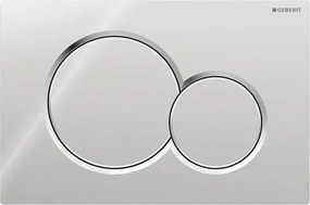 Geberit 115.770.21.5 - Pulsante di scarico Sigma01 Round 24,6 x 16,4 cm, cromo lucido