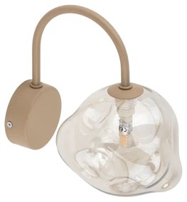 Applique LAVA 1xG9/8W/230V beige/fumé