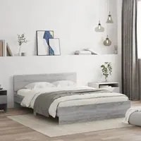 Giroletto con Testiera Grigio Sonoma 150x200 cmcod mxl 85520