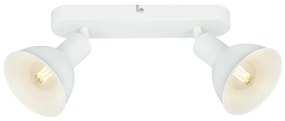 Briloner 2674-026 - Faretto RETRO 2xE14/25W/230V bianco