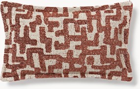 Cuscino in viscosa con motivo jacquard Contia