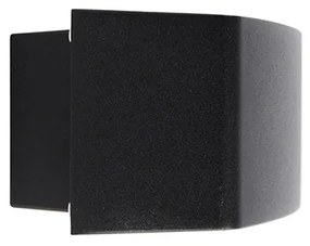 Lampada da parete esterna moderna nera IP44 - Latina