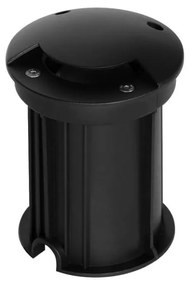 Faretto Carrabile Monodirezione MR16 IP67, Acciaio INOX, 12/24V, Nero Colore Nero