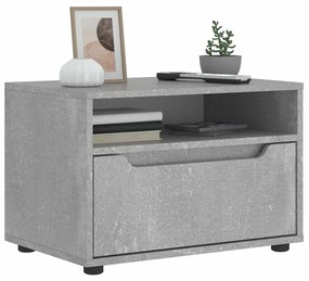Mobile Tv Vısnes Grigio Cemento 60x40x38 Cm Legno Multistrato /