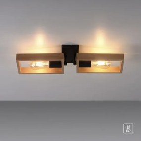 Leuchten Direkt 15657-18 - Lampadario a plafone FRANKY 2xE27/60W/230V
