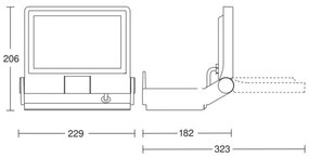Steinel 069513 - Riflettore LED XLED PRO ONE LED/17,7W/230V IP44 antracite