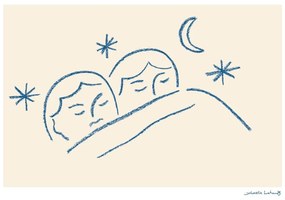 Poster 40x30 cm Slumber – Amélie Lehoux – The Poster Club