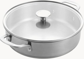 Padella profonda in acciaio inossidabile con coperchio KitchenAid