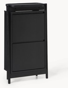 Scarpiera in legno con ripiani pieghevoli Libby