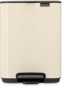 Cestino per la spazzatura beige in acciaio con pedale 4 l Bo – Brabantia