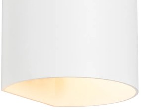 Applique da parete moderna bianca - Sabbio