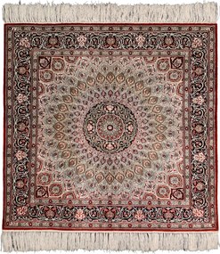 Hereke Tappeto orientale 90x90 Beige (Cina) Annodato A Mano