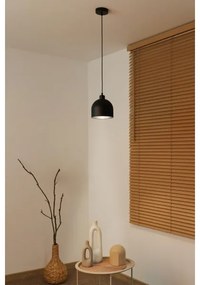 Duolla - Lampada a sospensione con cavo IRONLINE 1xE27/15W/230V Ø 17 cm nero