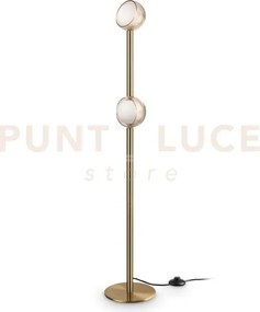 Bloom lampada da terra a led 3000k 11w 1400 lm colore ottone h.169,5cm