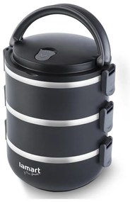 Lamart - Contenitore per alimenti termo 1,8 l nero