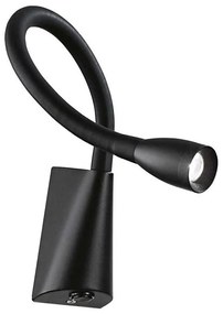 Ideal Lux - Lampada LED flessibile GOOSE LED/3W/230V CRI 90 nera