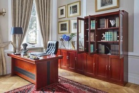 Armadio per ufficio o studio in stile classico a 3 ante PRESTIGE C730C