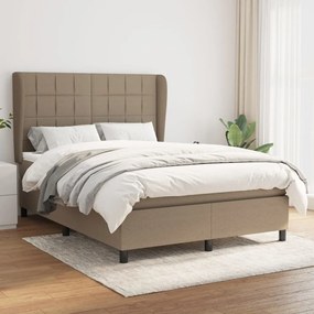 Giroletto A Molle Con Materasso Tortora 140x190 Cm İn Tessuto /