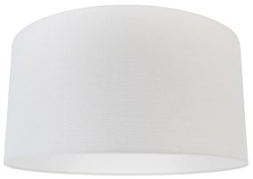 Paralume in tessuto bianco 50/50/25