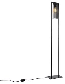 Lampada da terra moderna intelligente nera incl. Wifi ST64 - Balenco Wazo