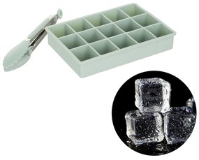 Stampo ghiaccio in silicone 15 cubetti con pinza