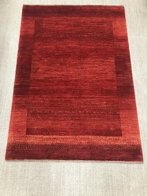 Loribaft Tappeto 150 x 100 Rosso (Iran) Annodato A Mano