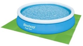 Tappeto Piscina Fuori Terra Fondo Morbido 78x78 Cm 9 Pezzi - 5,5 mq Bestway