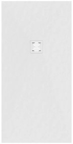 Piatto doccia in carbonato di calcio Horus bianco L 70 x L 140 x H 27 cm opaco effetto marmo