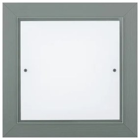 Argon 1868 - Plafoniera TABOR 4xE27/15W/230V 42x42 cm grigia