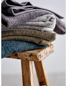 Asciugamano in spugna di cotone verde oliva, 100 x 50 cm Comfort Organic - Södahl