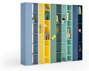 Libreria bifacciale Kit linea Colorfull disponibile in vari colori