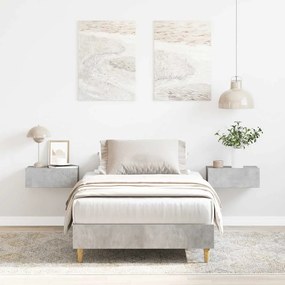 Giroletto Senza Materasso Grigio Cemento 100x200 Cm Truciolato /
