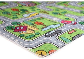 Tappeto verde per bambini 160x230 cm Green Neighborhood - Vitaus