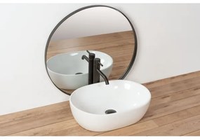 REA-U0416 - Lavabo da appoggio AMELIA 34,5x48 cm ceramica/bianco lucido
