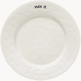 Piatto da colazione dipinto a mano Fuck It