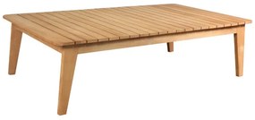 Tavolino da esterno Belem NATERIAL struttura e superficie in Teak  140x80cm