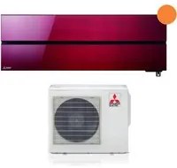 Climatizzatore Condizionatore Mitsubishi Electric Inverter serie Kirigamine Style 12000 Btu MSZ-LN35VGR Ruby Red R-32 Wi-Fi Integrato Classe A+++ Rosso