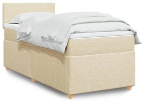 Giroletto A Molle Con Materasso Crema 100x200 Cm İn Tessuto /