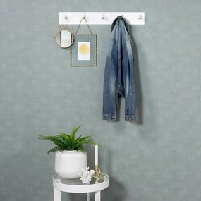 Attaccapanni da parete bianco in metallo 70 cm Leatherman – Spinder Design