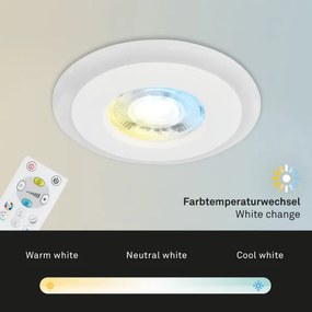 Briloner - SET 3x LED RGBW Lampada da bagno dimmerabile LED/5W/230V IP44+ +TC
