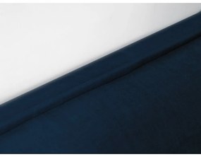 Letto matrimoniale imbottito blu scuro con contenitore con griglia 160x200 cm Jade - Bobochic Paris